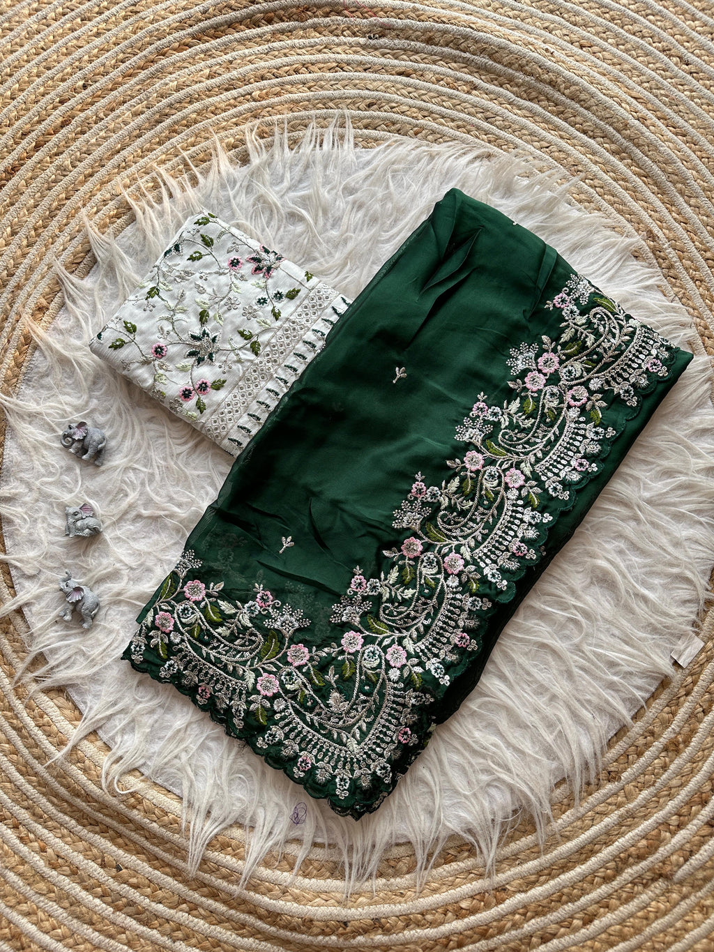Reba Embroidered Saree