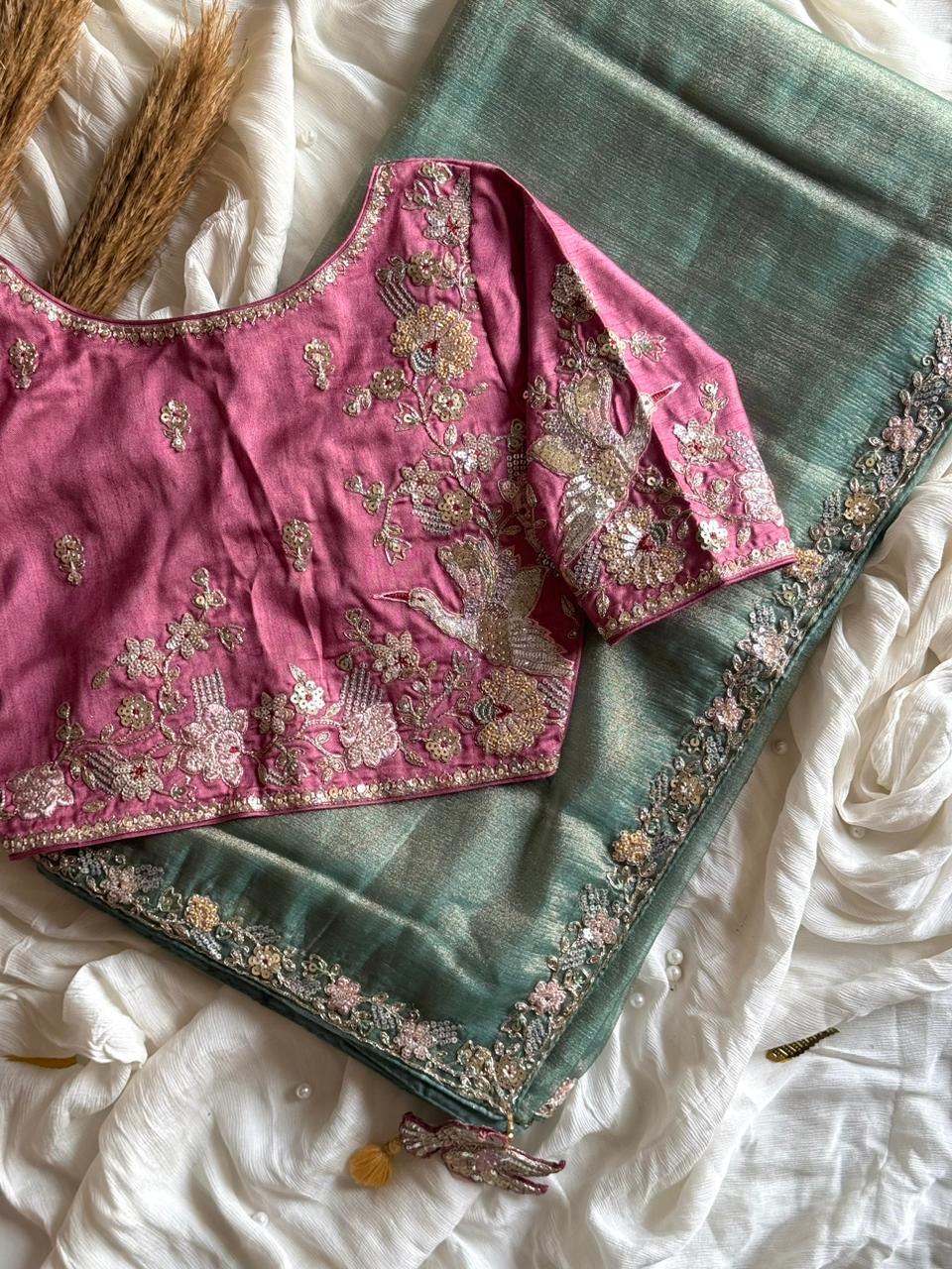 Sayonee Tissue Saree