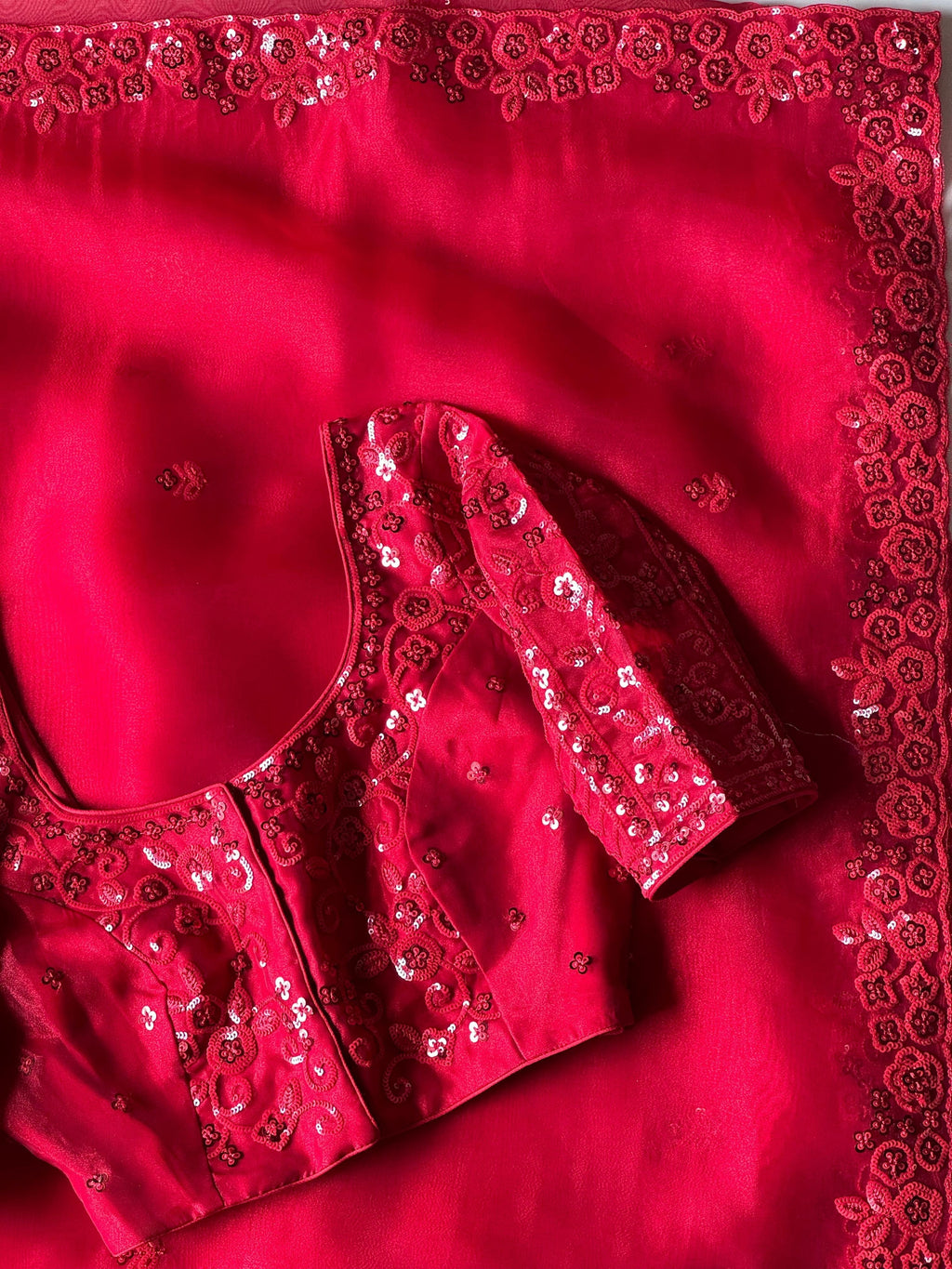 Scarlet Lolita Embellished Saree