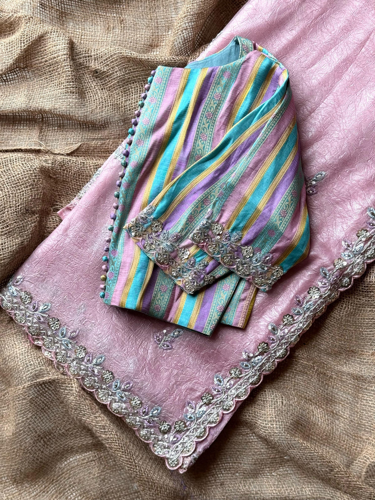 Rangeeni Embellished Saree