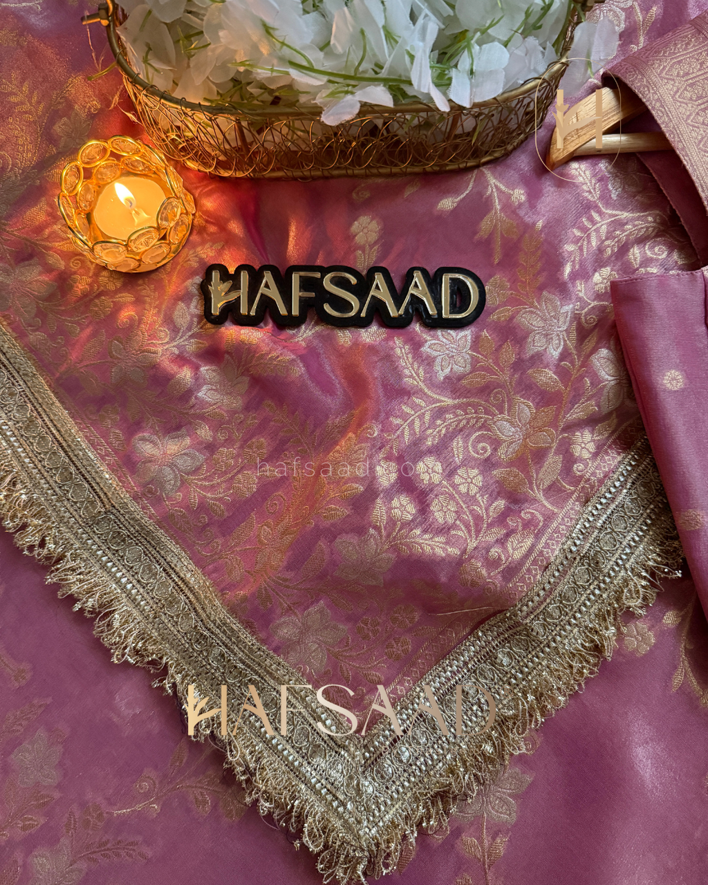 Nisha - Banaras Tissue Silk Saree