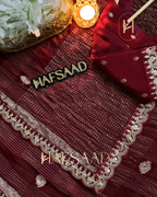Ritvika - Crush Chinnon Saree