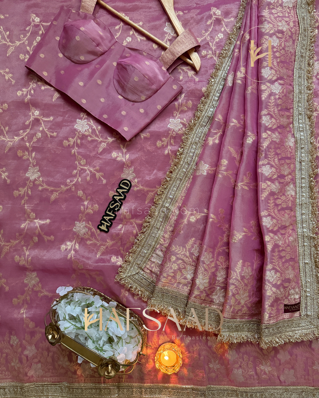 Nisha - Banaras Tissue Silk Saree