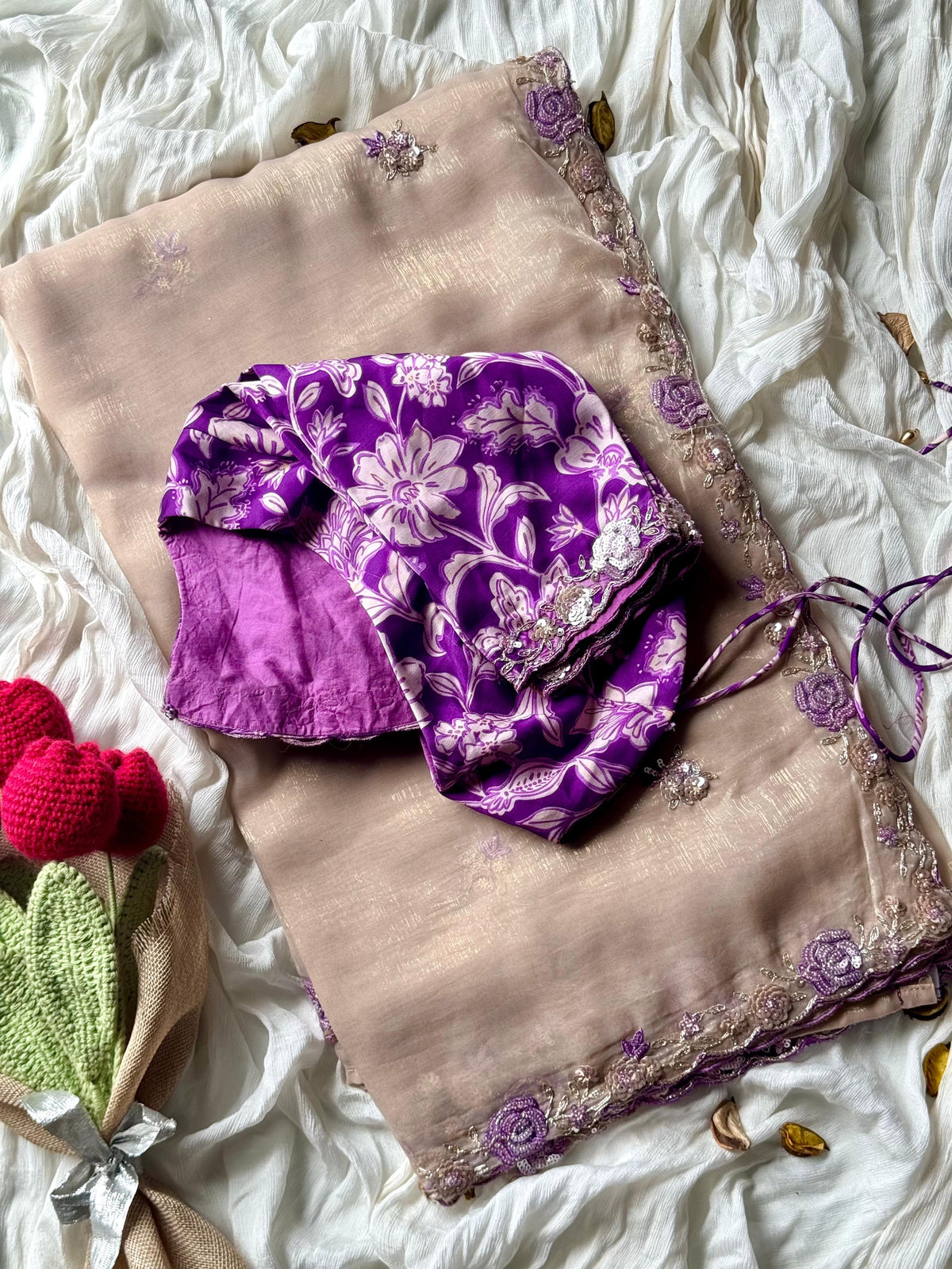 Faiza Tissue Saree