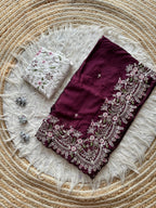 Reba Embroidered Saree