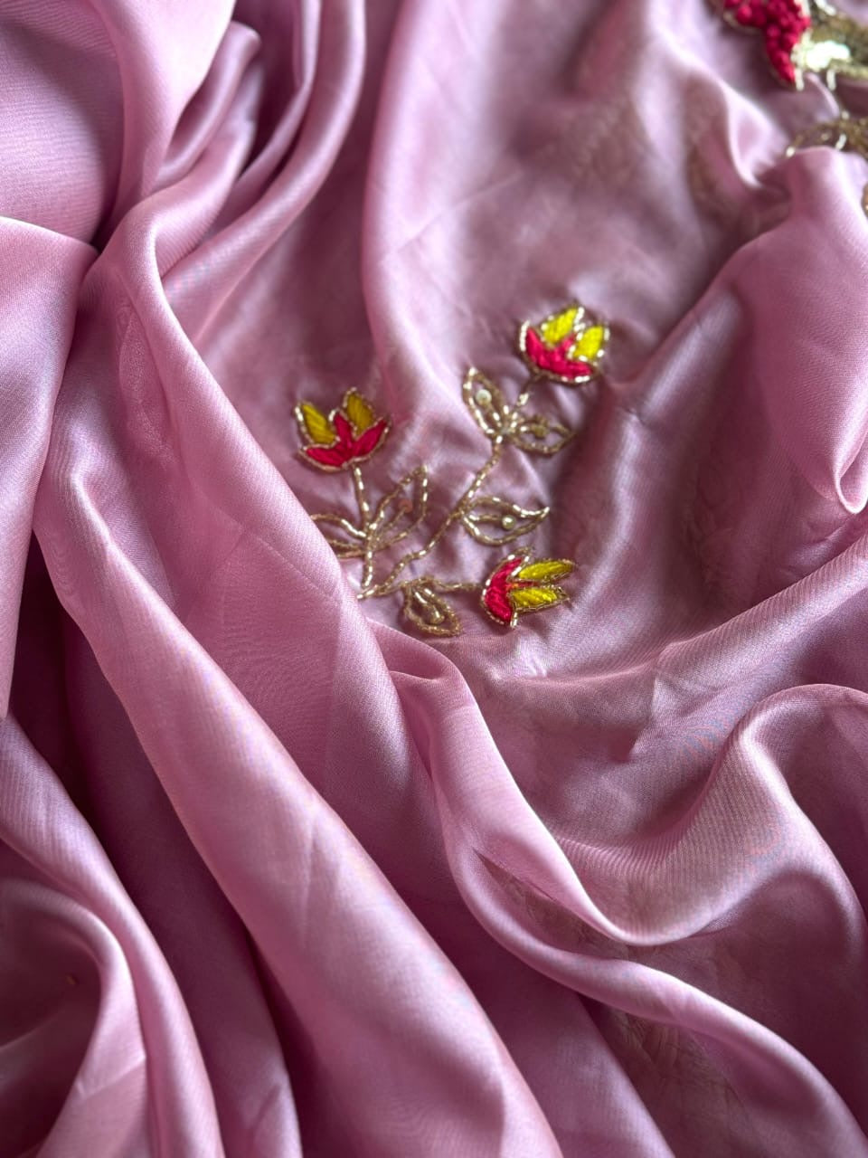 Precious Pink Saree