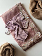 Maharani Pink Tissue Saree
