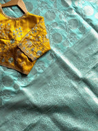 Antara Pattu Silk Saree (sky)