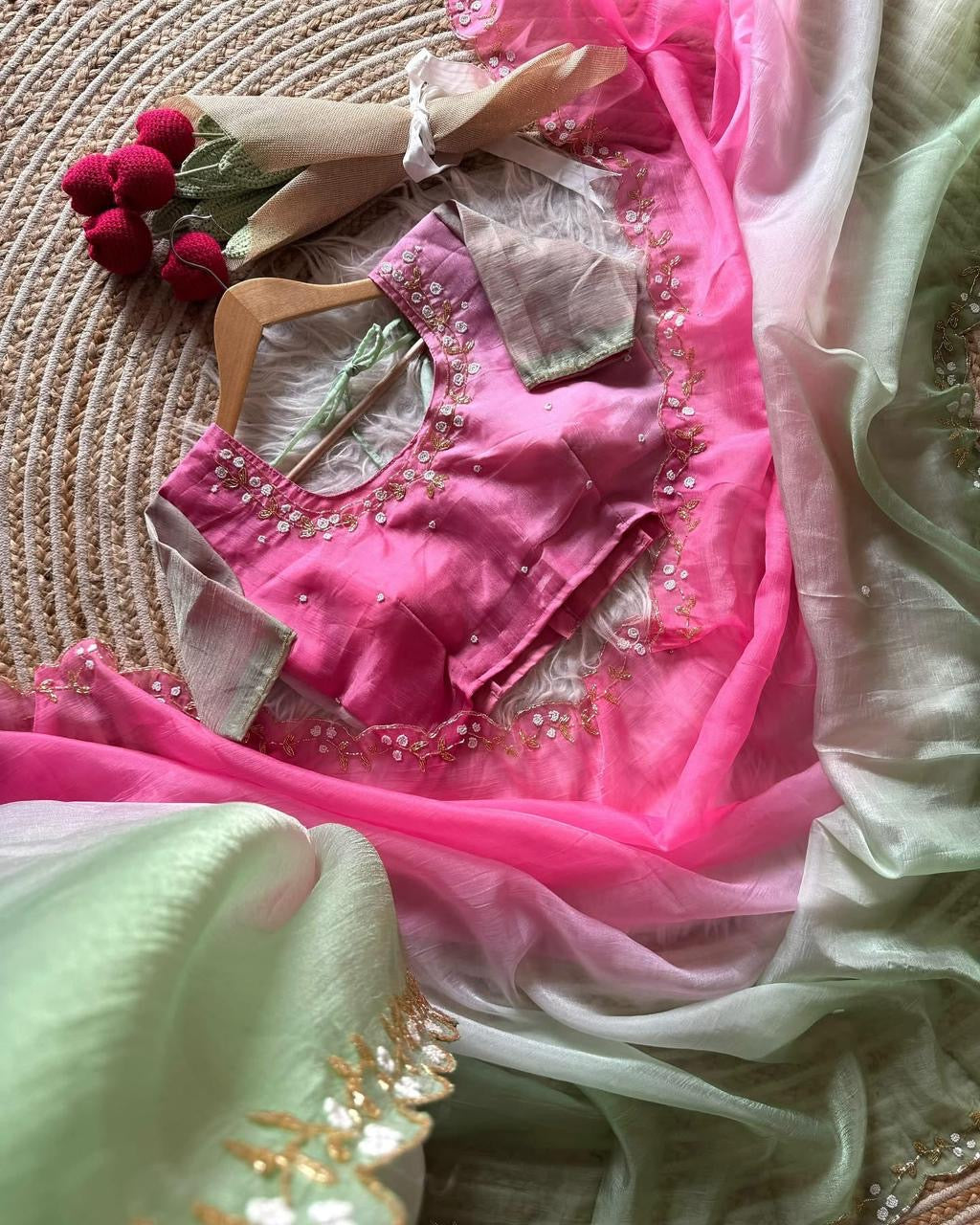 Titli Tissue Saree