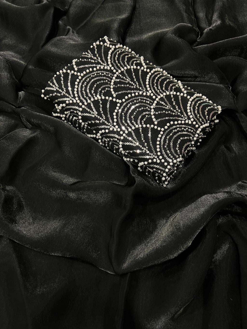 Moon Shine Black Saree