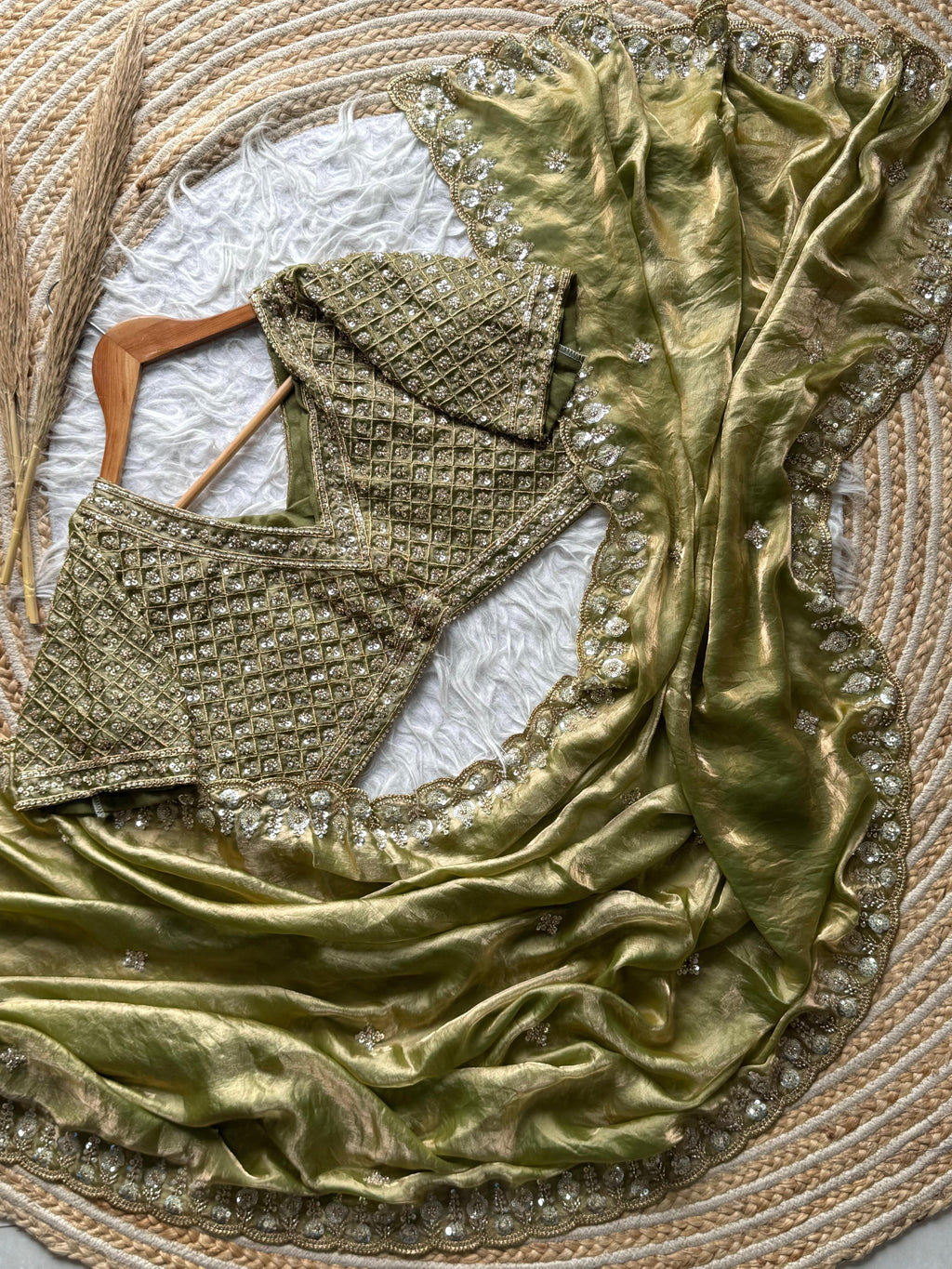 Kusha Embellished Saree