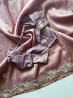 Maharani Pink Tissue Saree