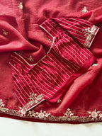 Naveli Red  Saree