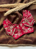 Cosmuc Copper Saree