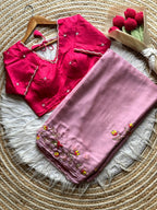 Precious Pink Saree