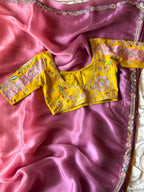 Begonia Embellished Saree