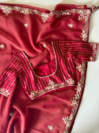 Naveli Red  Saree