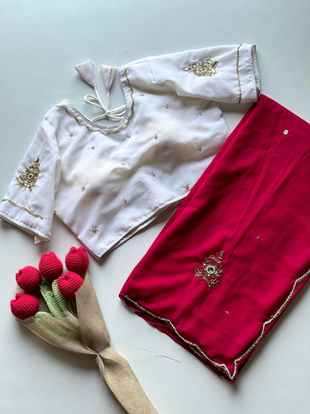 Precious Scarlet Saree