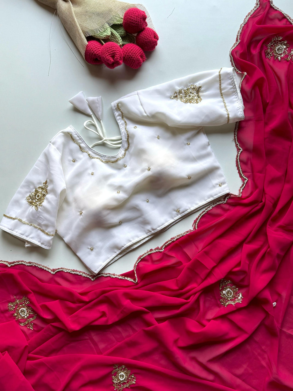 Precious Scarlet Saree