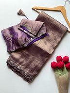 The Regalia Purple Saree