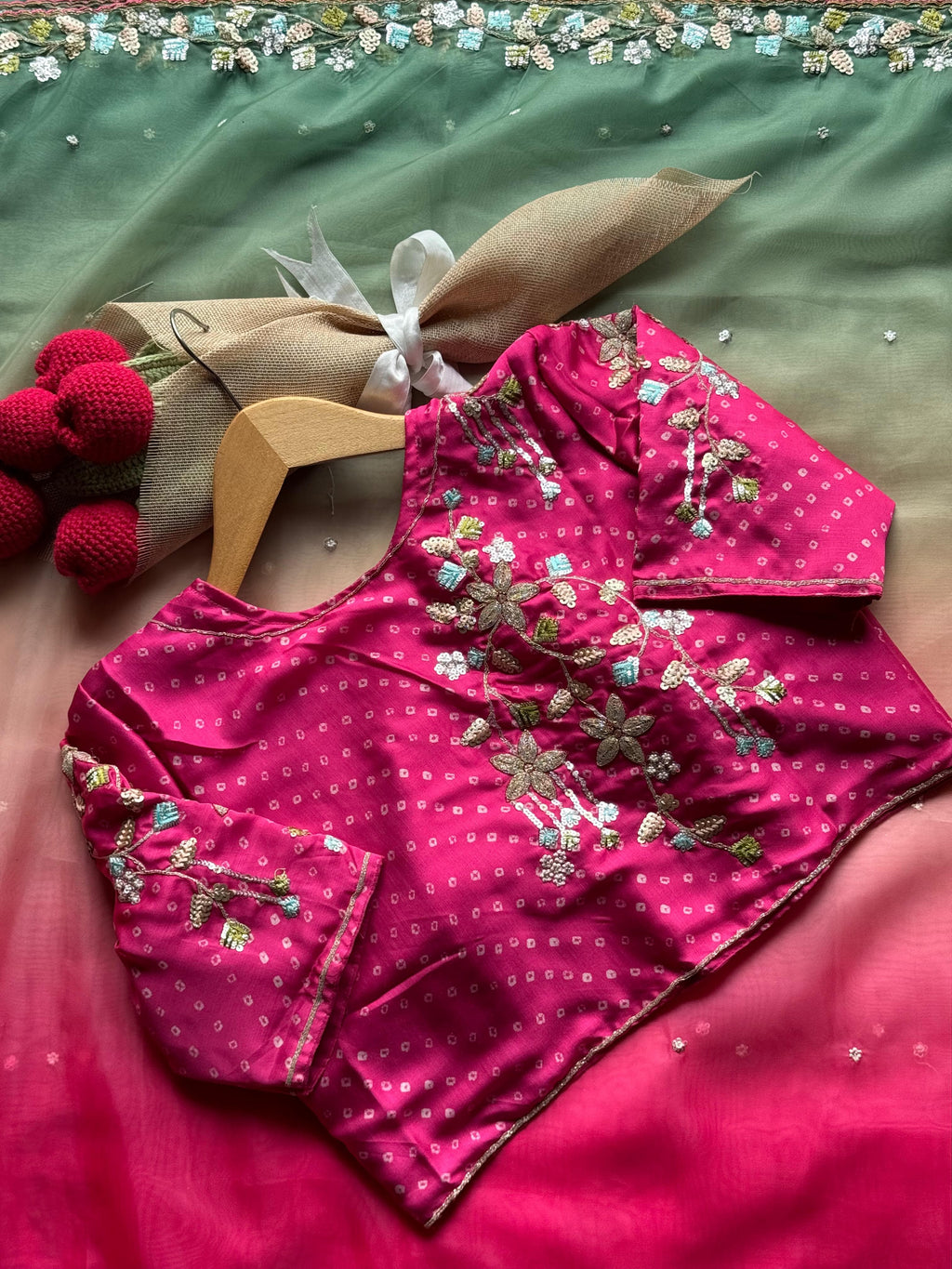 Kesariya Spring Saree