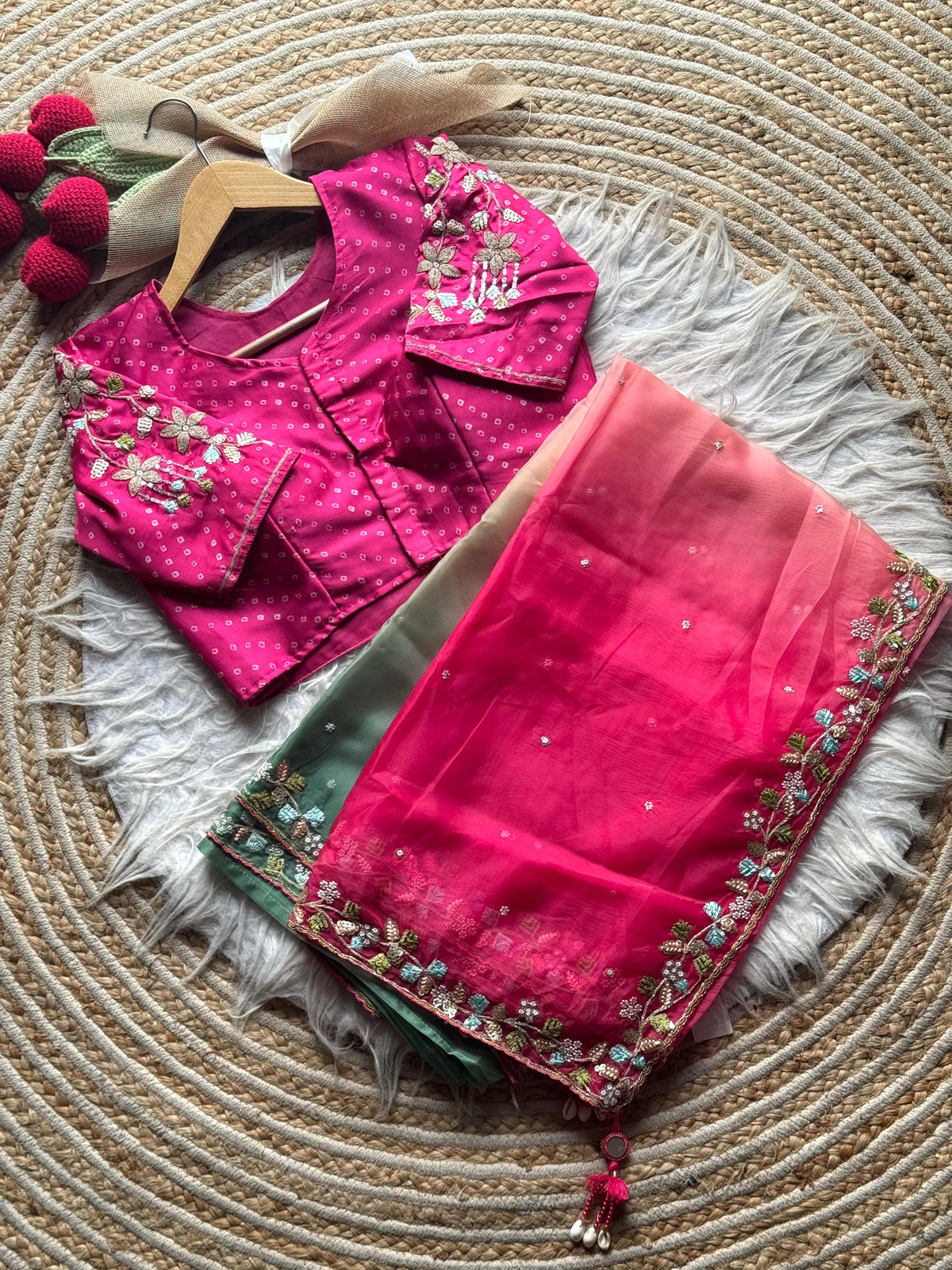 Kesariya Spring Saree