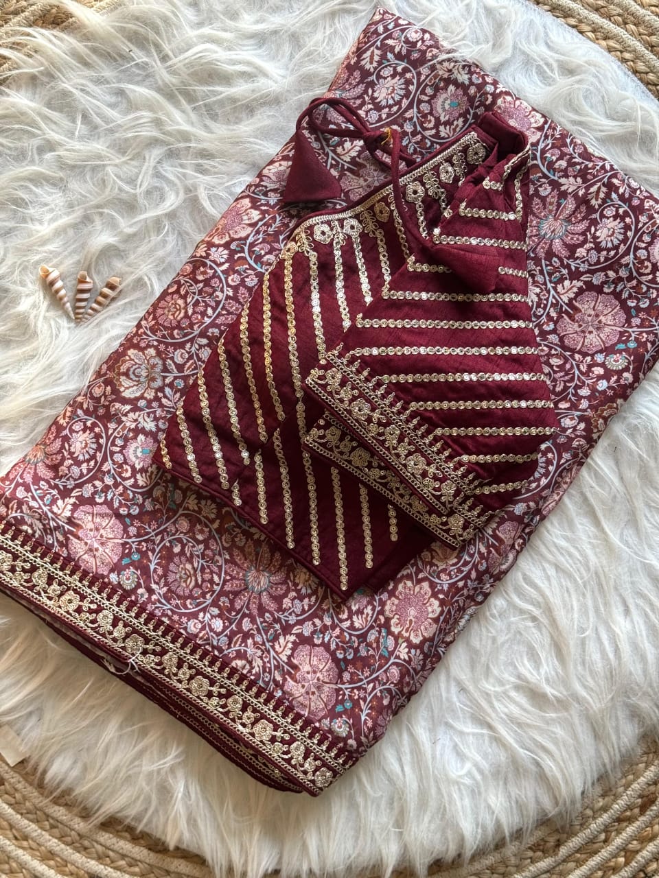 Kalindi Kalamkari Saree