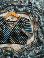 Kalindi Kalamkari Saree