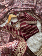 Kalindi Kalamkari Saree