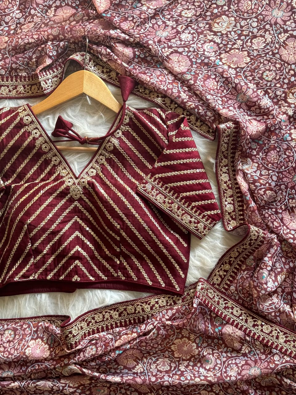 Kalindi Kalamkari Saree