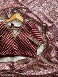 Kalindi Kalamkari Saree