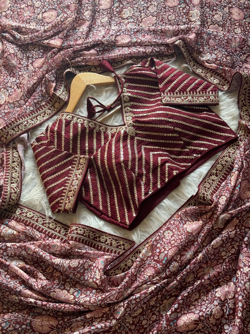 Kalindi Kalamkari Saree