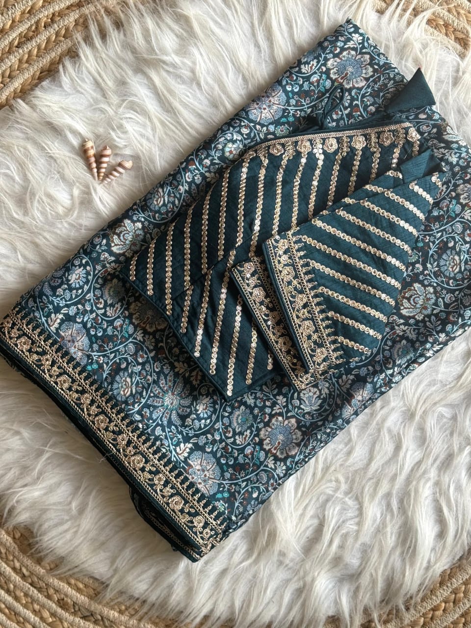 Kalindi Kalamkari Saree