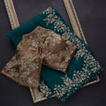 Jinsha Super Shine Saree With Blouse